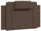 HETFTJN Bett Rückwand Wandpolster Kopfteil Bett Headboard - Kopfteil-Kissen Braun 90 cm Kunstleder für Schlafräume Jugendzimmer Bett Herbergen