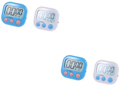Cabilock 2 Sätze Timer Kitchen Helper Kitchenaide Küchen Geräte Eieruhr Küchenaccecoires Kochuhr Uhr Für Kinder Kinderuhr Zeit Uhr Herrenuhren Backzeit Küchenuhr Plastik 2 Stück * 2