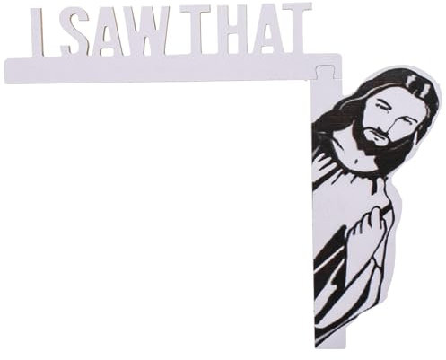 Alipis Wooden Jesus Sign Christian Wall Decor Door Corner Sign Cottage Style Decor