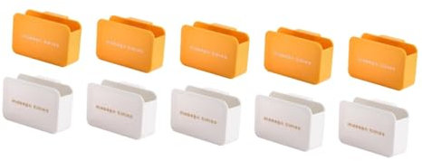 Cabilock 5sets Fridge Side Door Box Abs Material Sauce Bag Holder for Mini Fridge 2pcs*5