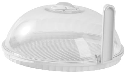 SiaBiced Microwave Splatter Cover Multiuse with Handle And Steam Vent Heat Resistant
