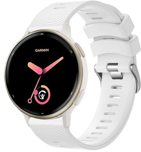 Oumida Armband für Garmin Vivoactive 5 / Vivoactive 3, Venu 2 Plus/Venu Sq/Sq 2 Music Armband Damen Herren, 20mm Silikon Armbänder, Sport Ersatz Uhrenarmband für Garmin Vivomove 3/ HR/Luxe/Style