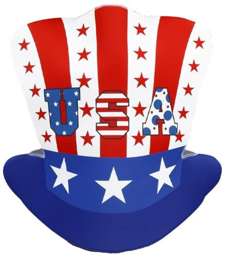 Glixoft Disfraz De Bandera Americana, Disfraz del Día De Independencia, Mono Divertido para Fiesta De Celebración del Día De Independencia del 4 De Julio