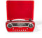 Crosley Powel 7-in-1 Record Player with Speakers & CD Player - Vintage Car Design Bluetooth Turntable Entertainment System with AM/FM Radio - Retro Red Style for Vinyl, Digital & Wireless Music