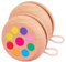 HANABASS 2 Stück Lustige Holz Yo Yos für Outdoor Finger Pädagogisches Holzspielzeug für Kleinkinder Fördert Geschicklichkeit und Hand Augen Koordination