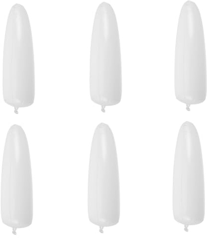 LIGIGWASH Aufblasbare Stiefelspanner 3 Paar, Mittlere Größe, Pvc Weiß | Hohe und Wadenhohe Form, Verhindert Falten, Aufrecht Lagerbar, für Zuhause und Reise