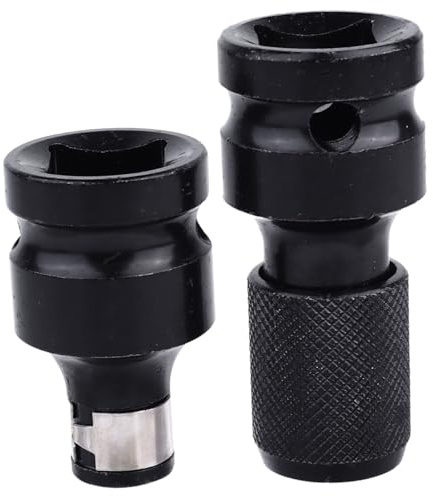 OUNONA 2 Stück Hexagon Bohrmaschinen Adapter Schnellspann steckschlüssel für Elektrische und Pneumatische Schlagschrauber Langlebiger Varianten für Vielseitigen Einsatz