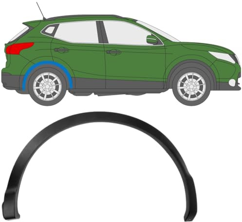 Seitenleiste Kotflügel hinten für Nissan Qashqai 2013-2021 / Rechts