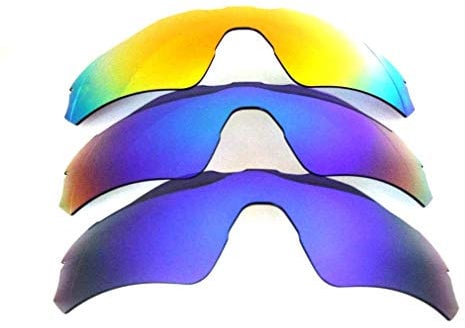 Galaxia Lentes De Repuesto Para Oakley Radar EV Path azul, verde y Rojo Polarizado 3 Par - Estándar, regular