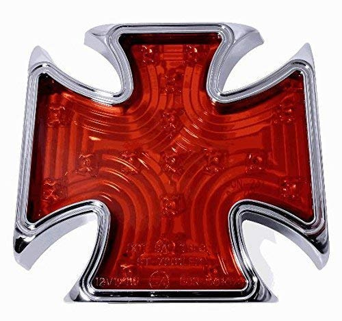 Rücklicht Eisernes Kreuz rot LED ECE