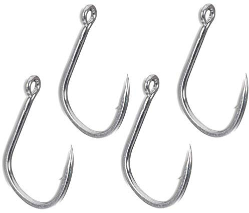 Uni Cat Unisex – Erwachsene SNX-5 Vencata-4 Wallerhaken zum Angeln auf Waller, Angelhaken zum Wallerangeln, Haken zum Welsangeln, Einzelhaken, Größe:6/0, Silber