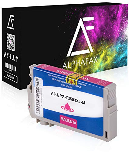 Alphafax Tintenpatrone kompatibel mit Epson 35XL T3593 für Epson Workforce Pro WF-4720DWF WF-4725DWF WF-4730DTWF WF-4735DTWF WF-4740DTWF