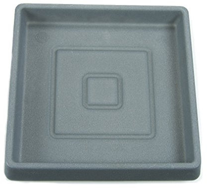 Tekcnoplast Vaso con Sottovaso Aloe in Resina Quadr. Verde