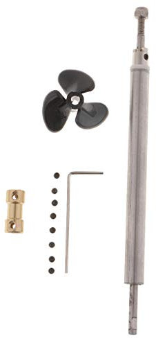 Fenteer RC-Modell 3mm Antriebswelle Schiffsschraube Bootspropeller Propeller RC Boot Zubehör, D