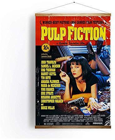 Digital Pharaoh - Pulp Fiction Schwer Leinen Filmposter