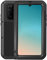 LOVE MEI pour Huawei P30 Pro Coque,Hybrid Coque, Housse, de Protection imperméable en étanche Antichoc Anti-poussière Housse Métal Aluminium Coque pour Huawei P30 Pro avec Verre trempé (Noir)