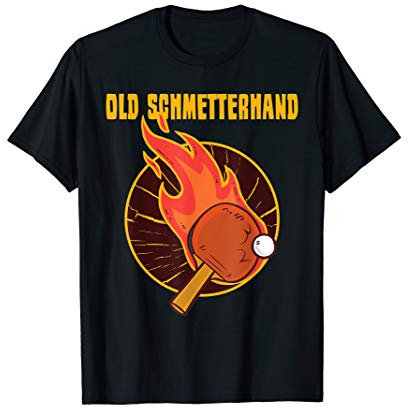 Old Schmetterhand Tischtennis Ping Pong T-Shirt
