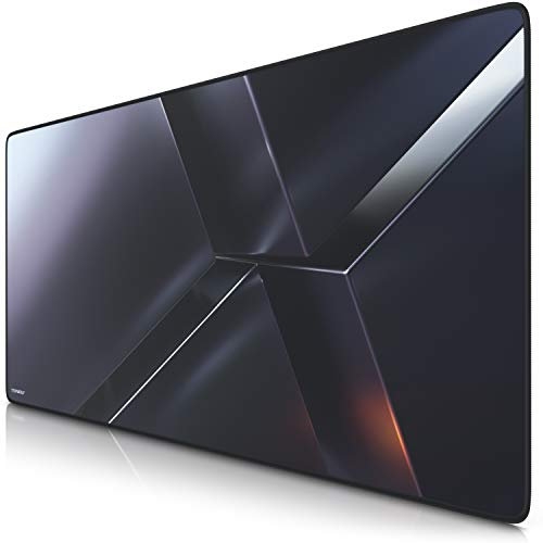 TITANWOLF - XXL Speed Gaming Mauspad Titanwolf 900x400mm - XXL Mousepad - Tischunterlage Large Size Groß - verbessert Präzision & Geschwindigkeit - abwaschbar - für Microsoft Logitech Maus & Tastatur
