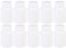 ULTECHNOVO 10-Piece Capsule Bottle, 60ml Plastic Pill Bottles with Screw Caps for Travel, Pharmacy, Lab, Vet Office