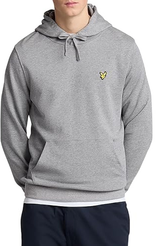 Lyle & Scott Mid Layers Pullover Hoodie T28 Mid Grey Marl, XXL