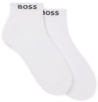 BOSS Men's 2P SH Uni CC Short_Socks, White100, 39-42