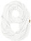 CC Winter Soft Matching Unisex Chunky Knit Cowl Loop Infinity Scarf, reines Weiß, Einheitsgröße