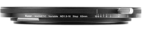 Kase Wolverine Magnetico 82mm 2a Generazione Vari ND 1.5-10 Stop ND3 a ND1000 Antiurto Filtro Vetro Ottico Temperato Incl Adattatore Anti-Rotazione