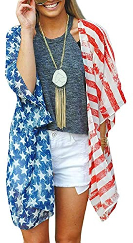 Robe d'été décontractée pour femme, robe d'été à bretelles spaghetti à motif floral avec poche, Drapeau A-USA, 3XL