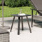 JUNZAI Gartentisch, Buffettisch, Garten Esstisch, Multifunktionstisch, Terrassentisch, Picknicktisch, Spieltisch, Flohmarkttisch, Anthrazit 34x34x38 cm Stahl