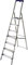 Escalera profesional FACAL grandes caminos de 120 mm, 7 peldaños – Altura de trabajo 3,39 m – GM7M