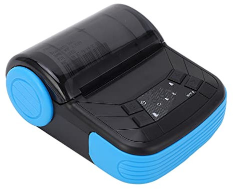 Impresora Térmica de 80 Mm, Impresora Térmica Portátil con Inalámbrico, Alta Velocidad, Amplia Compatibilidad, Bajo Ruido, Impresoras Fotográficas de Escritorio