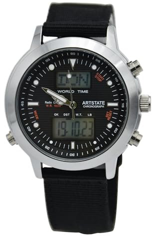 ARTSTATE AS3206A Analoge Funkuhr für Herren