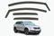 AirFlux Set mit 4 Windabweisern, kompatibel mit Skoda Kodiaq 5-Türer SUV 2017-2023, klassisch, dunkles Rauchgrau getönt, selbstklebend, Geländewagen