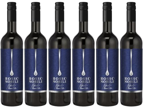 Rosso Nobile Al Cioccolata - Edler Rotwein mit feinen Schokoladenaromen (6 x 0,75L)