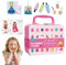 Dot It Sticker Art,Kinder-Zeichenprojektor | Puncture Painting Set Princess Dress Up Toys,Stocher-Spaß-Set, Prinzessinnen-Spielzeug für besondere Tage, Mädchen, Bilderrahmen, Türen
