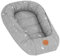 Babynest babynestchen neugeborene mit tragegriff 90 x 50 cm baby nestchen tragbar nest für bett kinder kuschelnest coccon für Jungen und Mädchen Monde