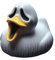 Klassischer Horrorfilm Charakter Ente, Spooky Halloween Film Charakter Ente, Handgemachte Sammlerfiguren Horror Ente, Horror Unique Duck Charakter Puppen Für Home Desk Decor Zubehör