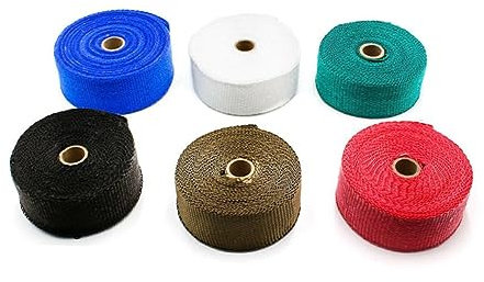 Mobestech Auspuffhülle auspuffband auspuff klebeband Auspuffrohrband Blue