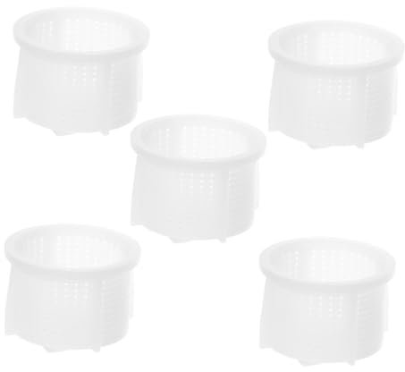 Gadpiparty 5pezzi Filtri in Plastica Per Valvola Ingresso Lavatrice Design Allungato Antintasamento e Protezione Valvola Facili Da Installare e Sostituire Ricambi Con Rete Filtrante Resistent