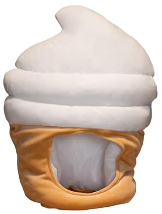 kowaku Eiscreme-Hut, Geschenk, lustiger Kostümhut zum Anziehen, Aufführung, Festival, Karneval