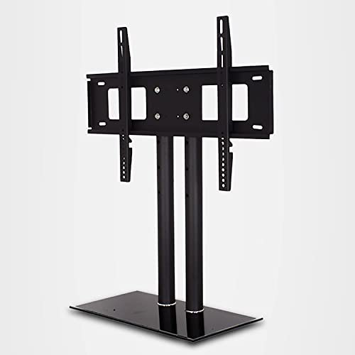 Universal Table Top TV Stand Mount for 50 65 Inch Low Profile TVs with Thickened Double Column Base TV Wall Mount Compatibility