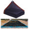 Bâche de protection professionnelle en polyéthylène pour piscines creusées, idéale pour les piscines creusées de 6 x 12 m, noir