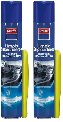 krafft 04314141 Limpia Salpicaderos 1L+Bayeta 750 M (Paquete de 2)