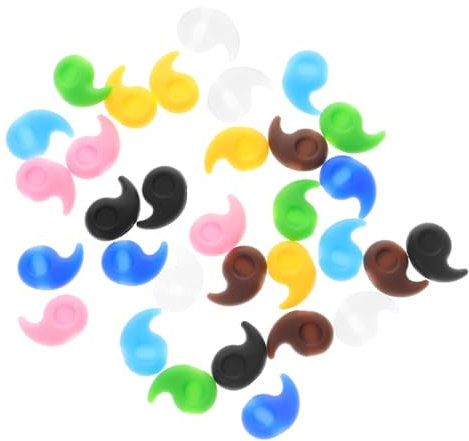 SHINEOFI 16paia Impugnature Antiscivolo in Silicone Per Occhiali Per Occhiali Ganci Per Orecchie Per Evitare Scivolino