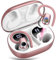 Wireless Earbuds, Bluetooth 5.3 Headphones with 4 ENC Noise Canceling Mic, 50H Stereo Dual LED Display Ear Buds, Sport Bluetooth Earphones with Earhooks, IP7 Waterproof Wireless Headphones, Rose Gold