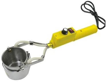 Pot de soudure sans plomb for fusion d'étain, four de réparation de soudure portatif, plaque de bain de dessoudage de soudure réglable pour moules de fonderie(300W)