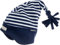 Playshoes Jungen Fleece-Zipfelmütze maritim Mütze, Blau (Marine/weiß 171), 55