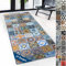 casa pura Tapis Carreau Ciment Tapis Multicolore - 100% Polyamide - Moelleux & Antidérapant - 18 Tailles - Bonita, 80x150cm