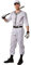 dressforfun Herrenkostüm Baseball | Langärmeliges, gestreiftes Oberteil mit Baseball-Applikation | Lange, gestreifte Hose | Inkl. Gürtel und Socken (L | Nr. 301811)