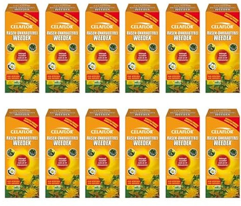 CELAFLOR Rasen-Unkrautfrei Weedex 4,8 l - sehr breites Wirkungsspektrum - sehr gute Rasenverträglichkeit
